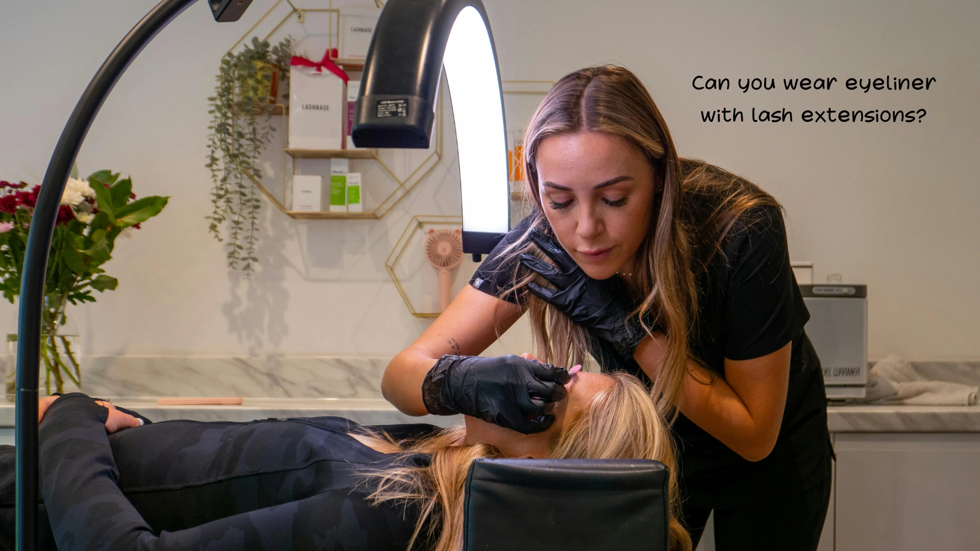 Can you wear eyeliner with lash extensions