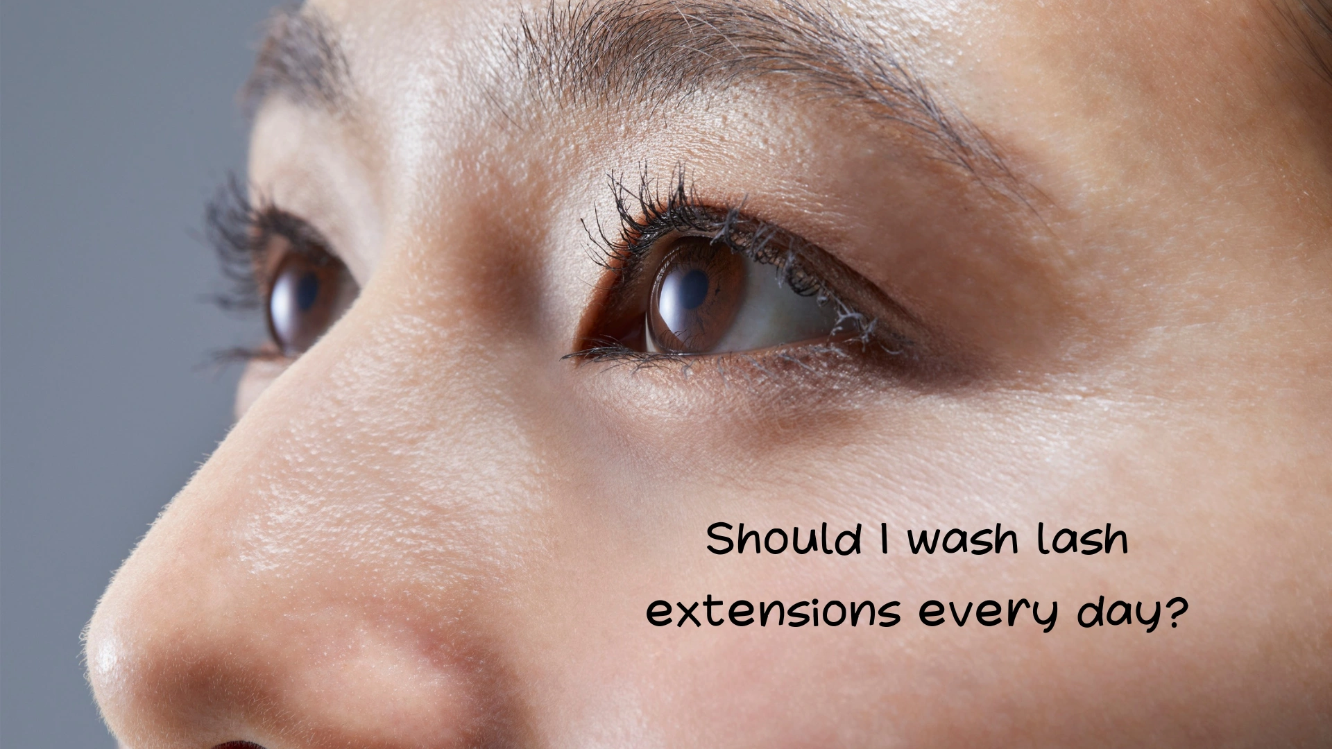 Should I wash lash extensions every day