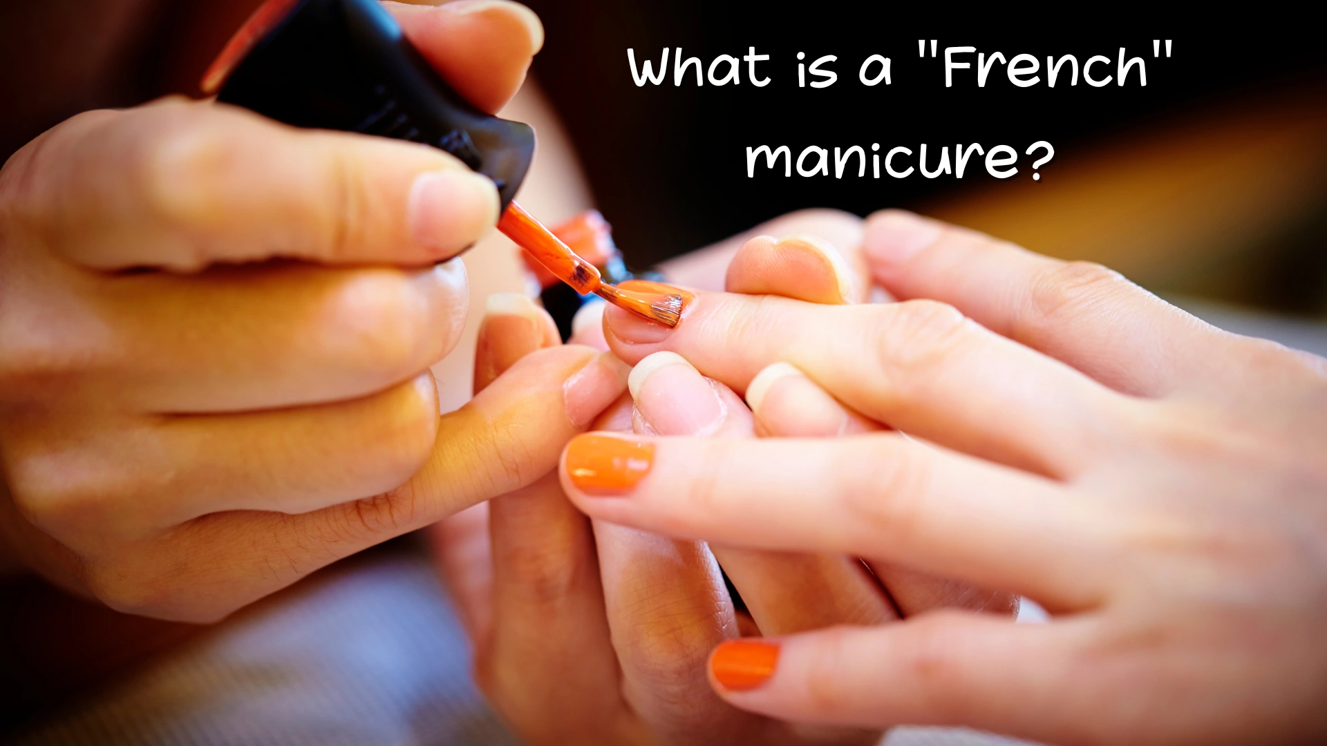 What is a "French" manicure